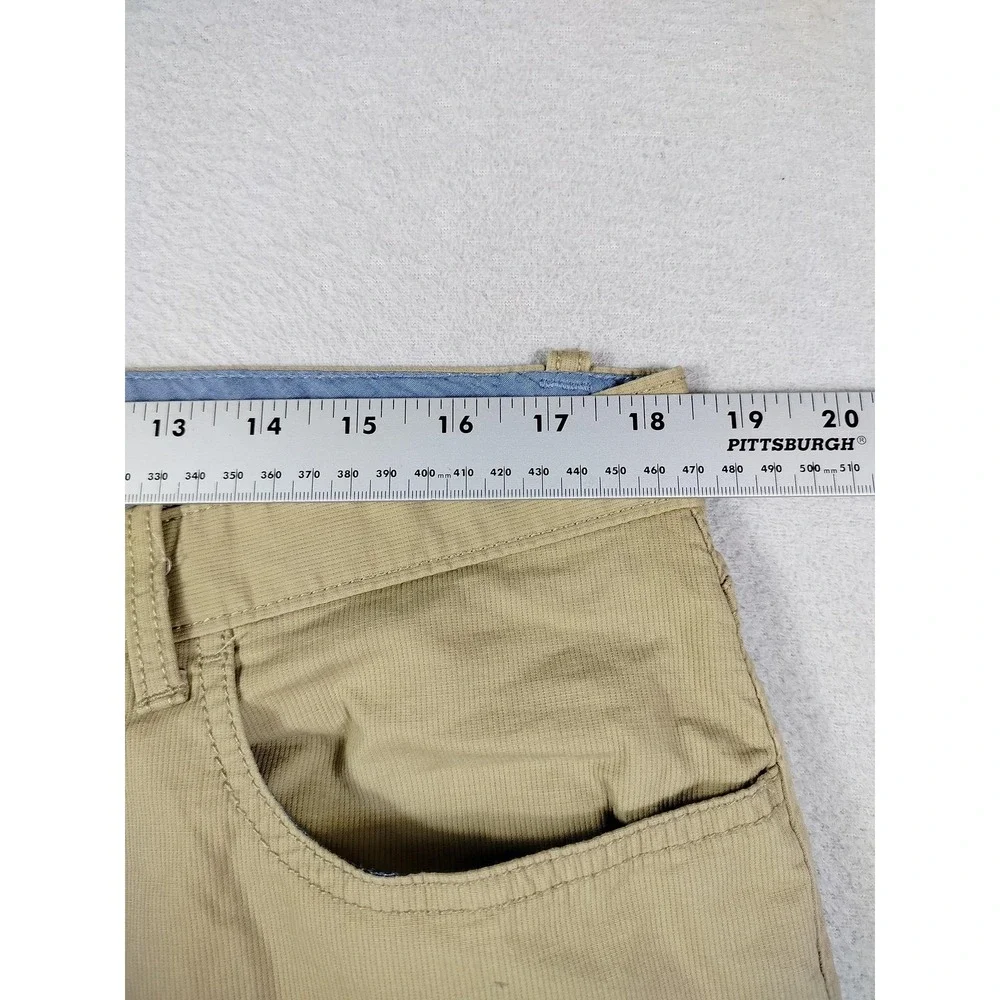 Penguin‎ By Munsingwear Pants Mens 36 Beige Stretch Canvas Chino Casual Office